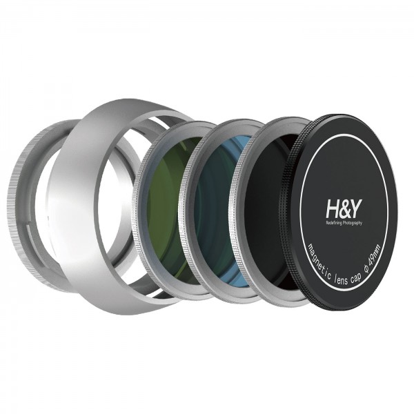 H&Y Fujifilm X100V/X100VI Filter Set, silber