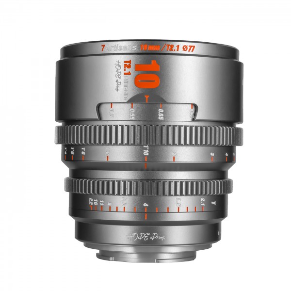 7Artisans Hope 10mm T2.1 titangrau f. Fuji X (S35)