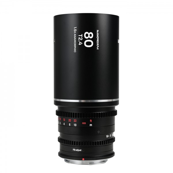 LAOWA Nanomorph 80mm T2.4 1.5X S35 silber L-Mount